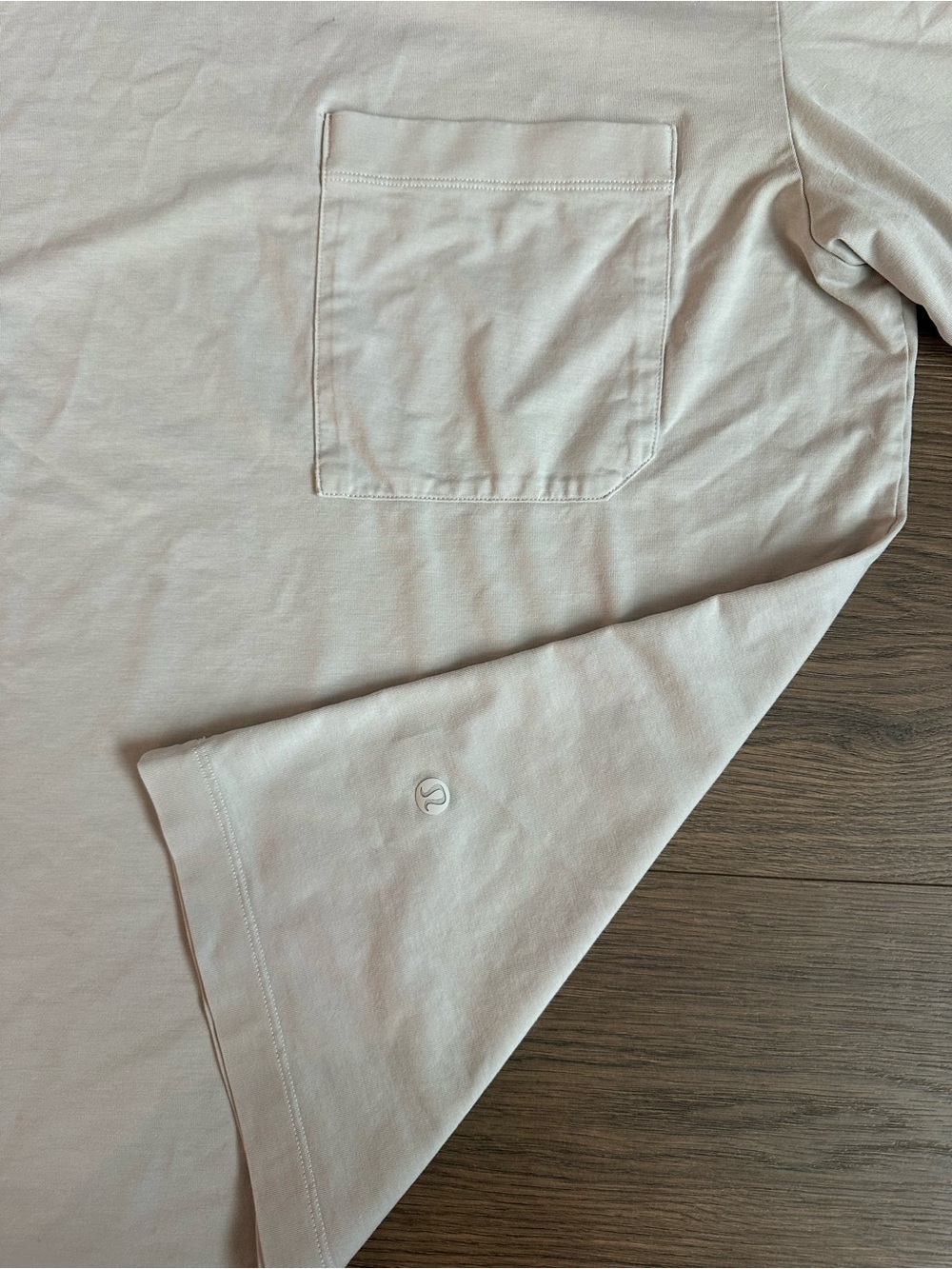 lululemon athletica Light Beige Oversized Pocket Tee